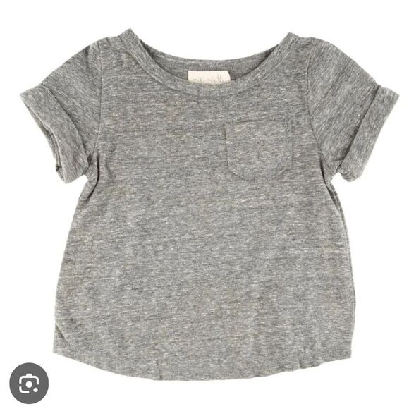 New miki miette | birdie tee | heather grey | Infant Toddler T-Shirt |Sz 24 mo - Picture 1 of 2
